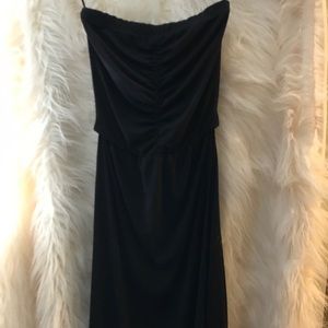 Windsor strapless high low dress